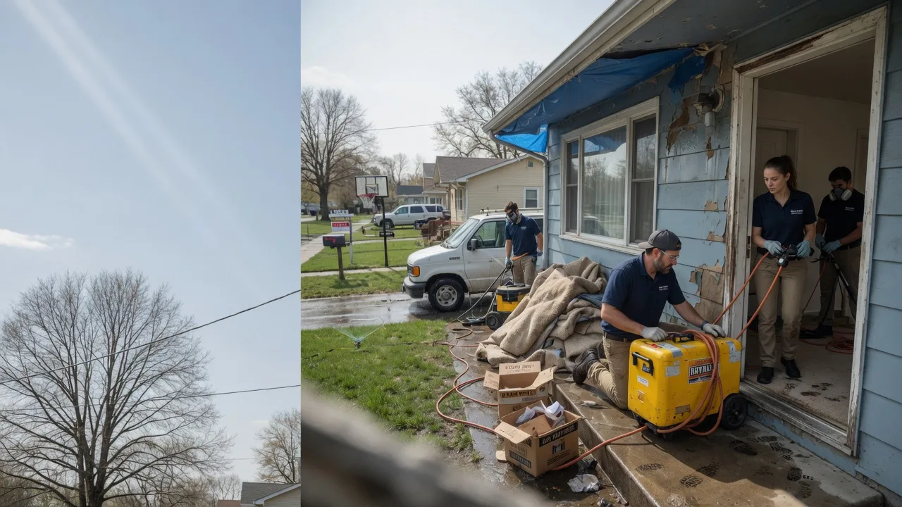 Basement Flood Cleanup in Linwood, KS near me